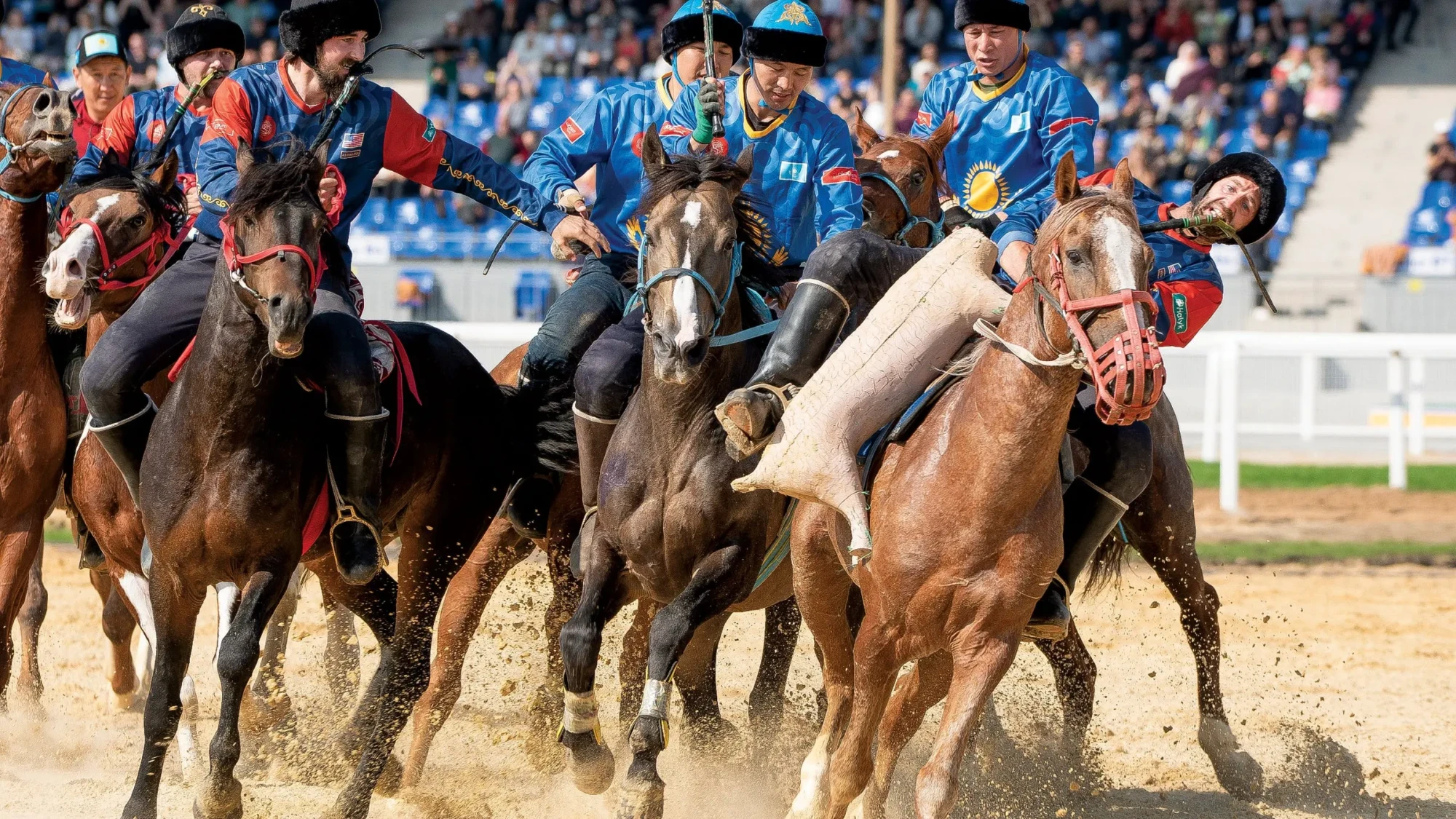 In Kok Boru, Athletes Fight Over a Headless Goat—On Horseback